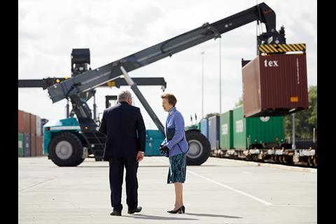 Eddie Stobart has launched its first rail freight service from the Port of Tilbury.